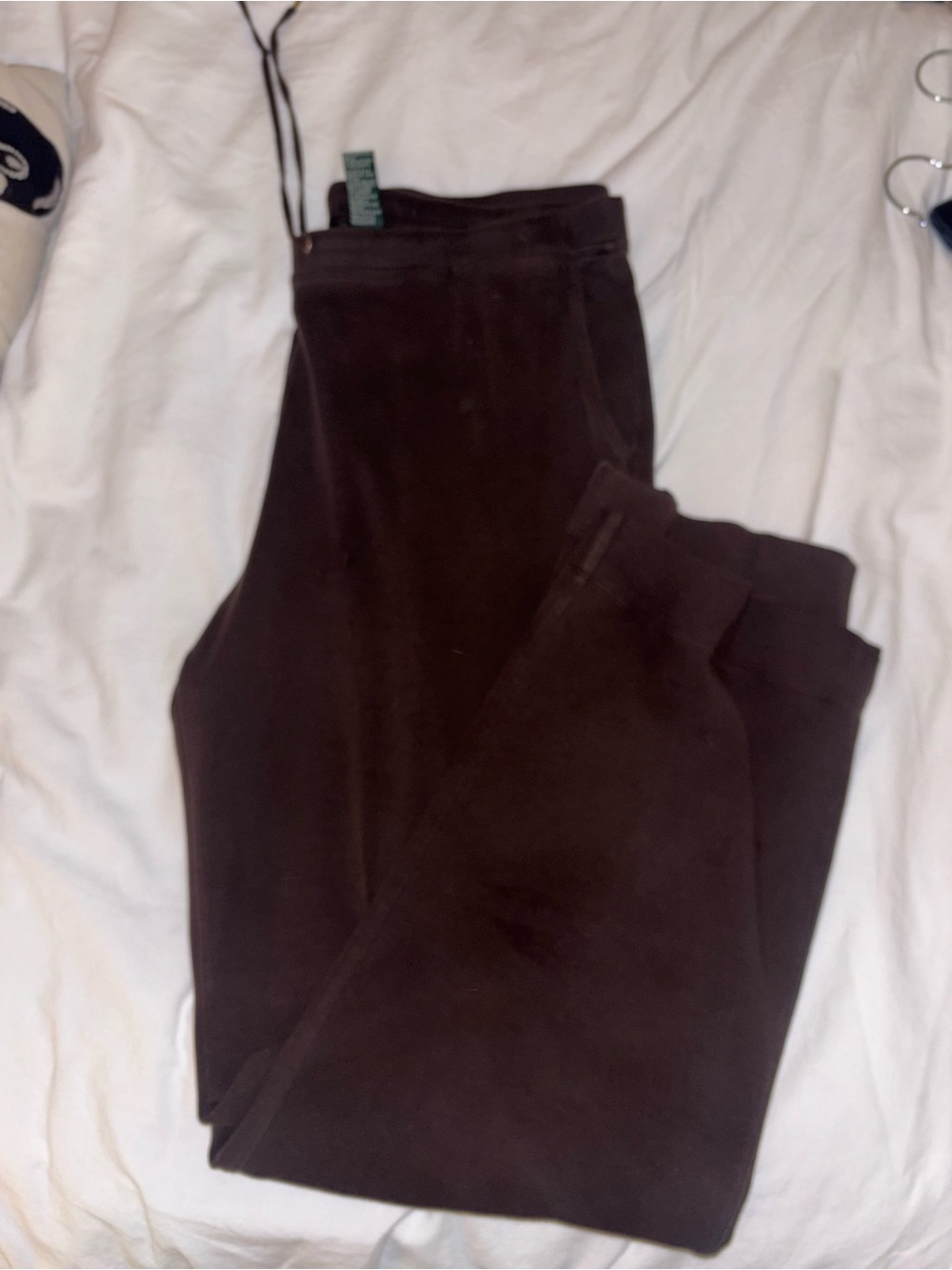 Ralph Lauren XL Cotton Brown Slim-Fit Pants